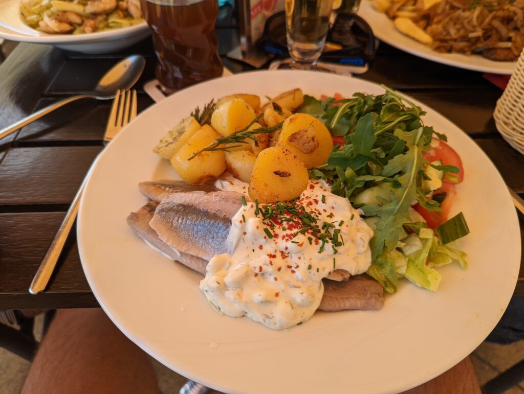Fisch-Gericht im Restaurant Seeperle Markkleeberg