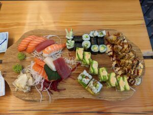 Sushi-Platte für 2 Personen im TACOSU Restaurant Leipzig