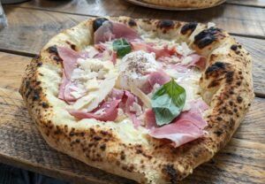 Pizza aus dem 60 seconds to Napoli Restaurant Leipzig