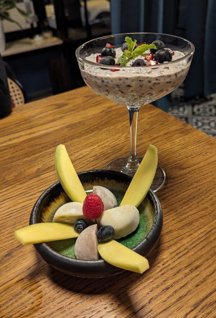 Dessert Mochi Eis und süßer Klebreis im 997 Sushi & Robata Restaurant Leipzig