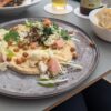 Hummus, Weißkohl. Tabouleh, Blumenkohl & Foccacia-Teller im LakeFood Pop-Up Bistro Leipzig Plagwitz